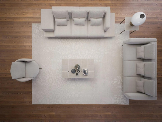 Conjunto de muebles modernos para la sala de estar de 6 piezas: 2 sofás de lujo, 2 sillones, mesa de centro.