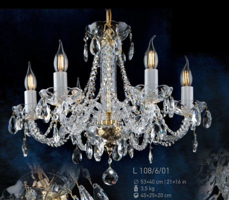 XXL Gran Hotel Araña Salles Lámparas Cubierta de Cristal Luces Lámpara Corona