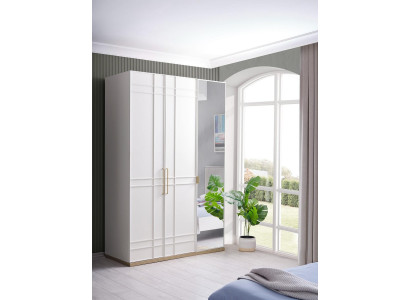 Armario Armarios Armario de madera Madera Blanco Espejo Habitación infantil