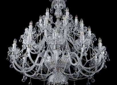 XXL candelabro de cristal lámpara grande cubierta lámpara cubierta.