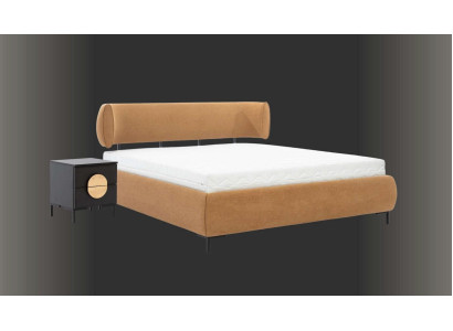 Mesita de noche gris dormitorio elegante mesa lujo madera muebles mesa auxiliar
