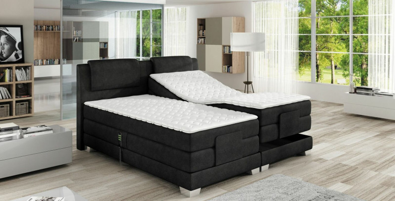 BOXSPRING CAMA DISEÑO COLCHÓN TOPPER MUELLES CAMA DOBLE CAMA TAPIZADA ELÉCTRICA