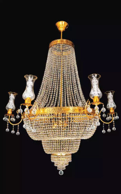 Lámpara Lámpara colgante Candelabro Lámpara de techo Lámparas Lámpara de cristal 115x160