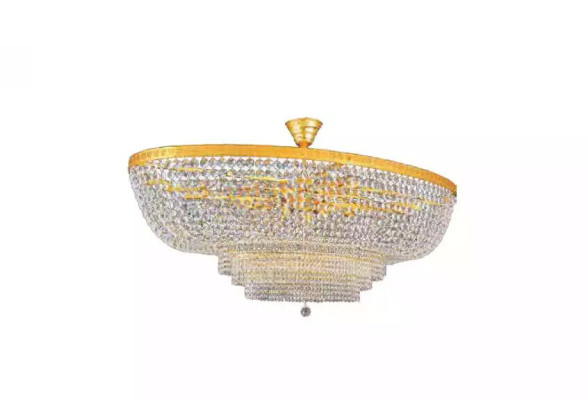 Lámpara de techo Lámpara de techo de lujo Lámpara de araña Lámpara de techo de oro Cristal