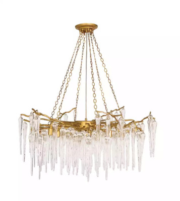 Lámpara de techo Sala de estar Lámpara de techo Lámpara de cristal Lámpara Estilo oro