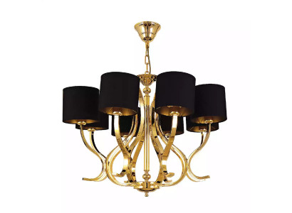 Lámpara de techo Salón Lámpara de techo Luminaria con pantallas negras Lámpara