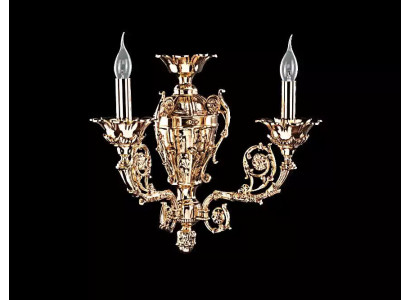 Lámpara de pared clásica lámpara araña apliques de pared luminaria pared cristal