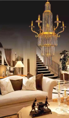 Lámpara de araña Lámpara colgante moderna Lámpara de techo Lámpara de lujo Vestíbulo