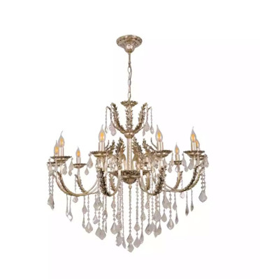 Lámpara colgante de araña de cristal de lámpara Lámpara de techo Lámparas 97x130