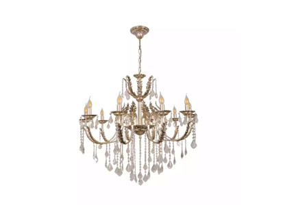 Lámpara colgante de araña de cristal de lámpara Lámpara de techo Lámparas 97x130