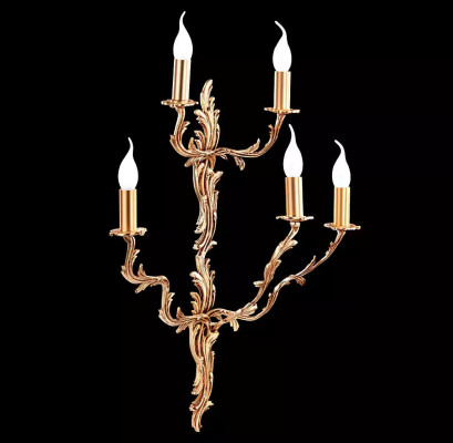 Lámpara de pared luces de pared lámparas sala de estar dormitorio lujo oro