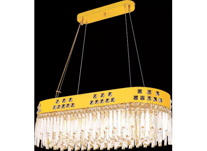 Candelabro antiguo de cristal antiguo Candelabros de cristal de lujo nuevo color dorado