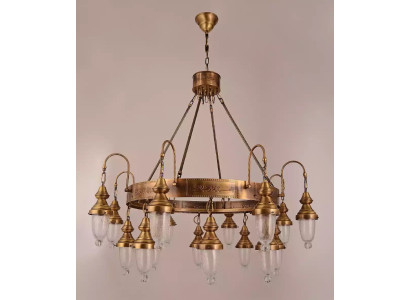 Estilo antiguo lámpara lámpara candelabro caballero redondo lámpara de techo