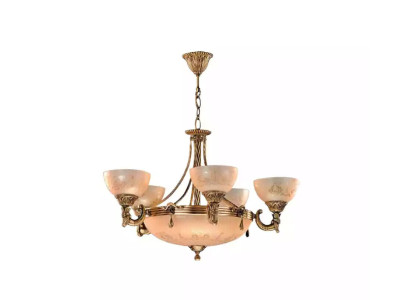 Lámpara de araña de techo Lámpara de techo Lámpara de araña Lámpara de techo Lámpara de vidrio Dorado Beige