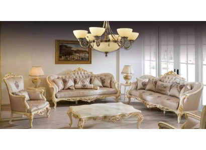 Lámpara lámpara de techo candelabro araña lámpara de araña vidrio beige arte