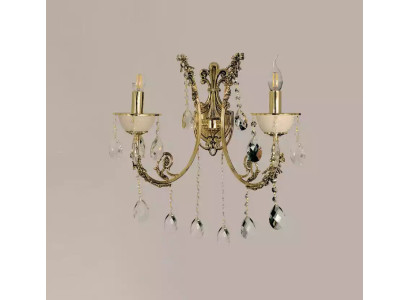 Lámpara de pared araña, lámpara de pared, lámpara de pared de arte, lámpara de pared de oro cristalino.