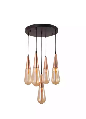 Lámpara de techo de lujo Luxus Candelabro Lámpara de techo Lámpara de araña Colgante