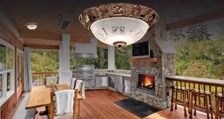Lámpara de techo Lámpara de araña Candelabro Lámpara de techo Lámparas de vidrio Oro Redonda