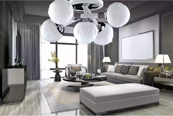 Diseño de lámparas luminarias 65x28 luces de techo bolas lámparas de techo