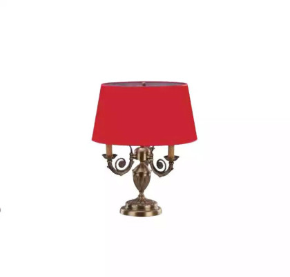 Lámpara de mesa de metal para el dormitorio es una buena elección elegante.