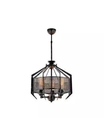 Lámpara de techo Un estilo moderno de lámpara colgante de lujo para la sala de estar, nueva, en negro.