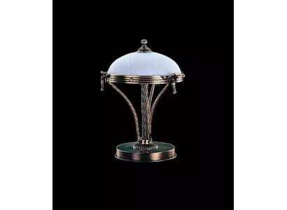 Lámpara de mesa Lámpara de mesa Lámpara Luces Blanco Oro Lámparas Mesa Vidrio Arte