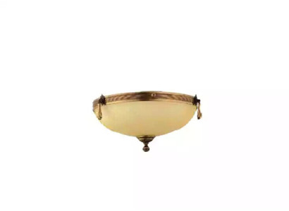 Lámpara de araña de techo de vidrio beige arte