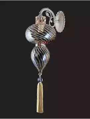 Lámpara de pared Apliques de pared Aplique de pared Lámparas de araña Pared Lámparas Plata Vidrio Arte