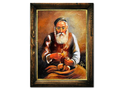 Óleo Óleos Pinturas Cuadros Cuadro Pintado a mano Óleo con marco Barroco G02687