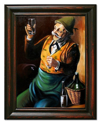 Cuadro al óleo Pinturas al óleo Pinturas Cuadros Imagen Pintado a mano Óleo con marco Óleo G06354