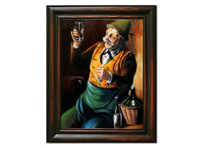 Cuadro al óleo Pinturas al óleo Pinturas Cuadros Imagen Pintado a mano Óleo con marco Óleo G06354