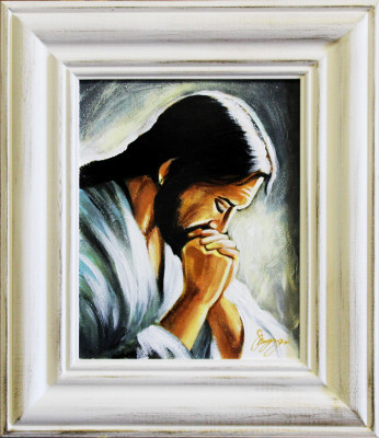 Religión Jesucristo trabajo manual cuadro al óleo cuadros óleo marcos imágenes G16046