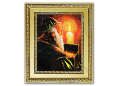 Cuadro al óleo Cuadros pintados Pinturas Imágenes Imagen Pintada a mano Óleo con marco Barroco G06502