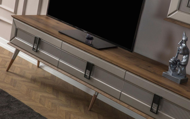 Aparador moderno muebles lujosos para sala de estar diseñador de madera soporte para TV