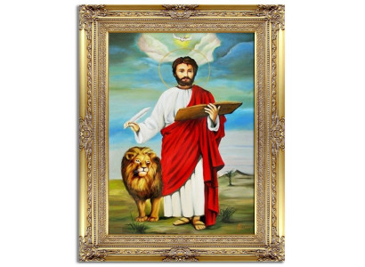 Religión Moisés Diez Mandamientos Trabajo Manual Pintura al óleo Imagen Pinturas al óleo Marco Imágenes G06271