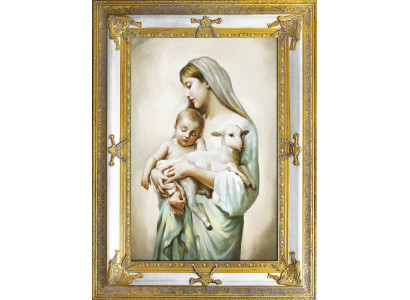 Religión María Manualidades Pintura al óleo Imagen Pinturas al óleo Marco Imágenes G93964
