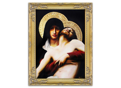 Religión María Trabajo manual Cuadro al óleo Imagen Pinturas al óleo Marco Imágenes G06188