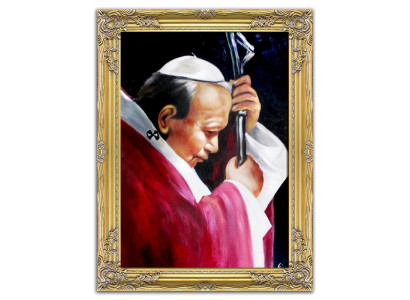 Religión Papa Juan Pablo 2 Pintura al óleo Pinturas al óleo Marco Imágenes G01349