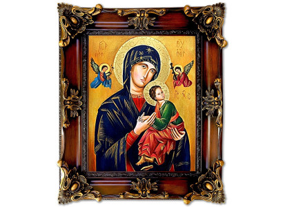Religión María trabajo manual cuadro al óleo pintura cuadros marcos imágenes G06285