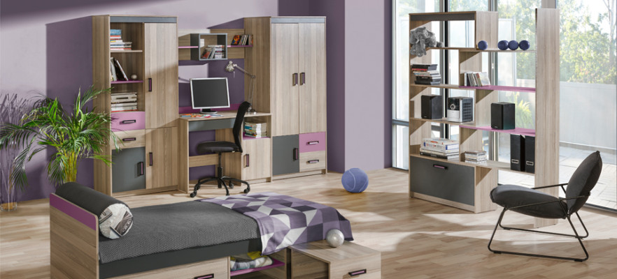 Armario Armario Armario pared Dormitorio Habitación juvenil Selección de colores Nuevo