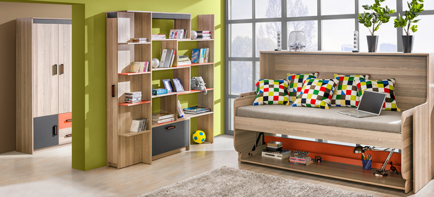 Armario Armario Armario pared Dormitorio Habitación juvenil Selección de colores Nuevo