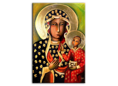 Religión María Trabajo manual Cuadro al óleo Imagen Pinturas al óleo Marco Imágenes G00260