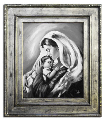 Religión María Trabajo manual Pintura al óleo Imagen Pinturas al óleo Marcos Imágenes G17493