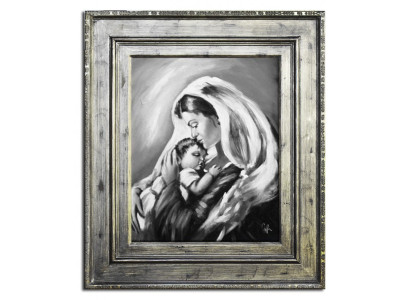 Religión María Trabajo manual Pintura al óleo Imagen Pinturas al óleo Marcos Imágenes G17493