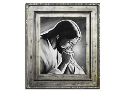 Religión Jesucristo Dios Divino Pintura al óleo Imagen Pinturas al óleo Marco Imágenes G17499