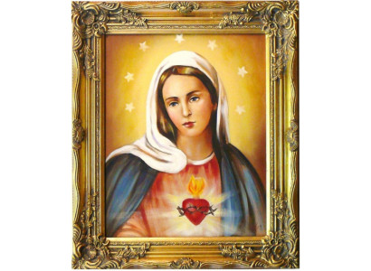 Religión Maria Trabajo manual Cuadro al óleo Imagen Cuadros Marco Imágenes G01598