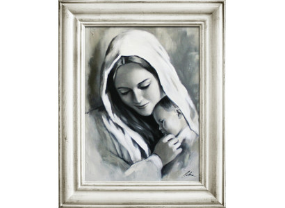 Religión María trabajo manual pintura al óleo cuadro óleos marco imágenes G01912