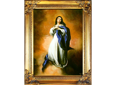 Religión María Trabajo manual Cuadro al óleo Imagenes al óleo Marco Imágenes G03250