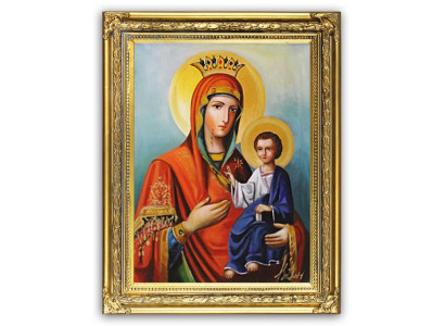 Religión María Trabajo manual Cuadro al óleo Imagen Pinturas al óleo Marco Imágenes G95269
