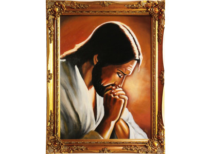 Religión Jesucristo Trabajo manual Pintura al óleo Imagen Pinturas al óleo Marco Cuadros G00256